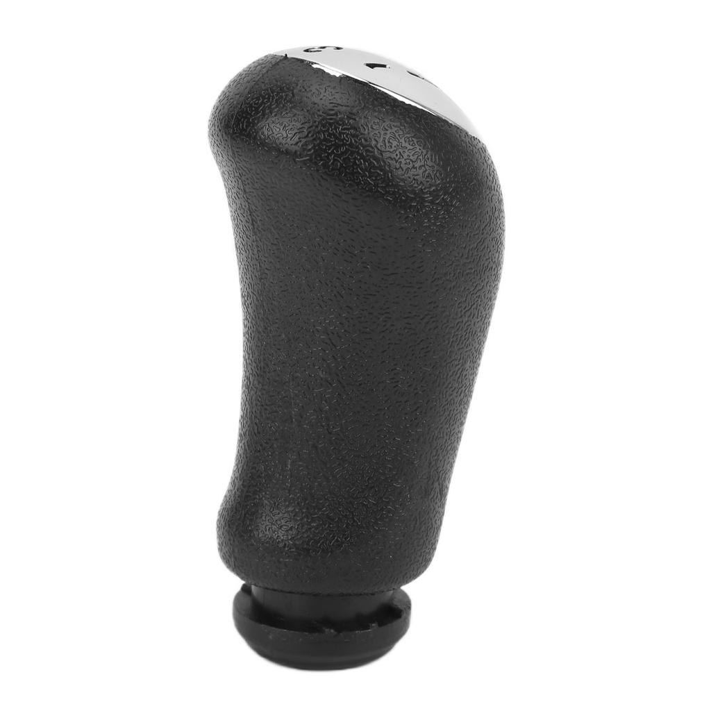 Car Styling Gear Shift Knob Accessory Replacement for CLIO III 2005‑2009 Silver Black5 Gears