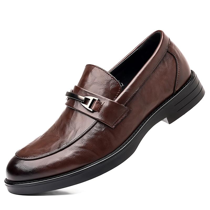 

Мужские формальные лоферы Классический ретро-дизайн Стиль Досуг Бизнес Улица Вечеринка Повседневная офисная взрослая Элегантная Качественная кожаная обувь 44 коричневый