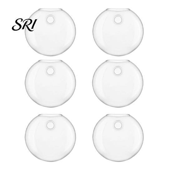 Decorative Wall Planter Hanging Glass Clear Flower Vase for Hydroponics Plants Greenery Home Decor Mount Terrarium Propagation Station Bathroom Office