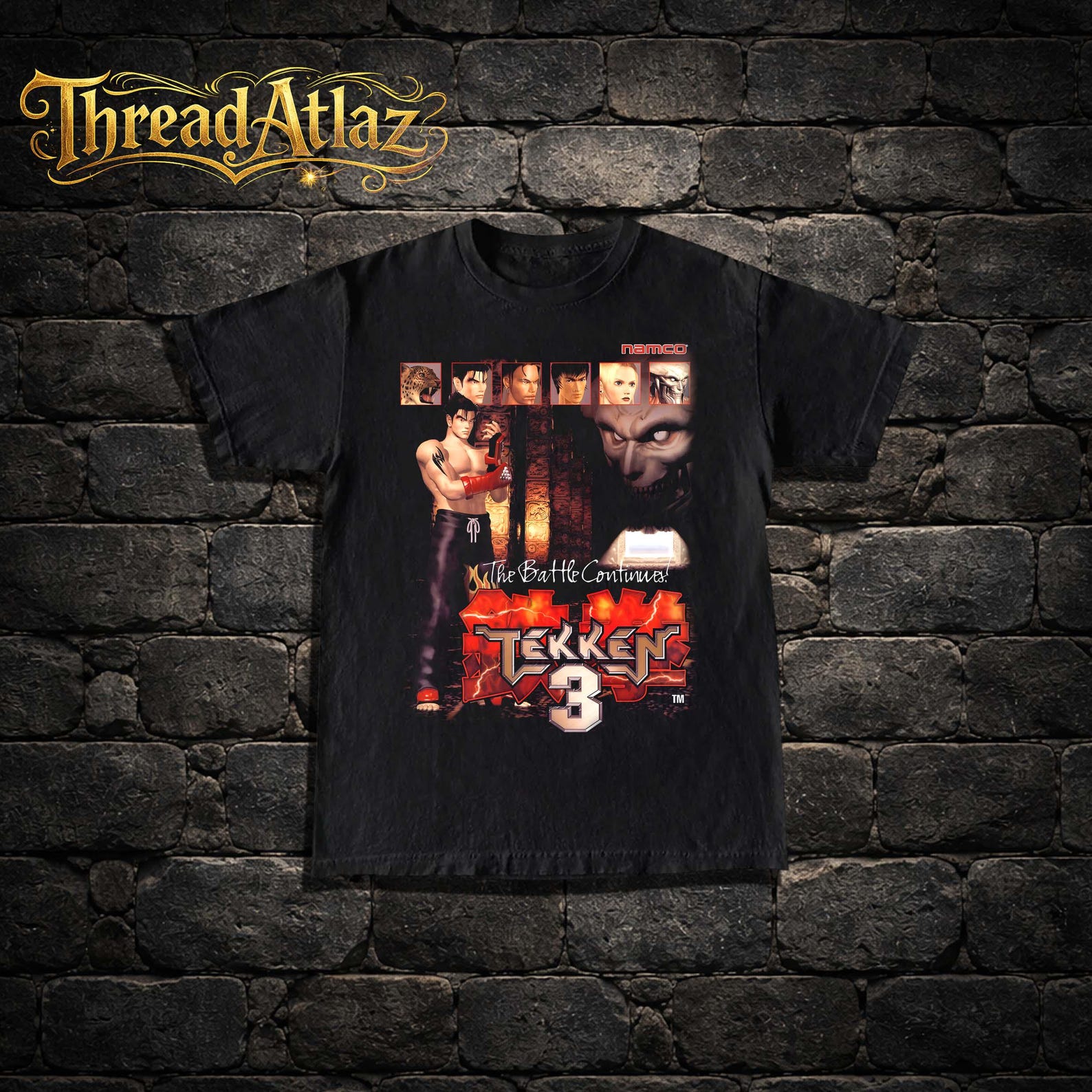 Vintage Tekken 3 PS2 Tee – 2000s Arcade Fighting Game Shirt 3XL