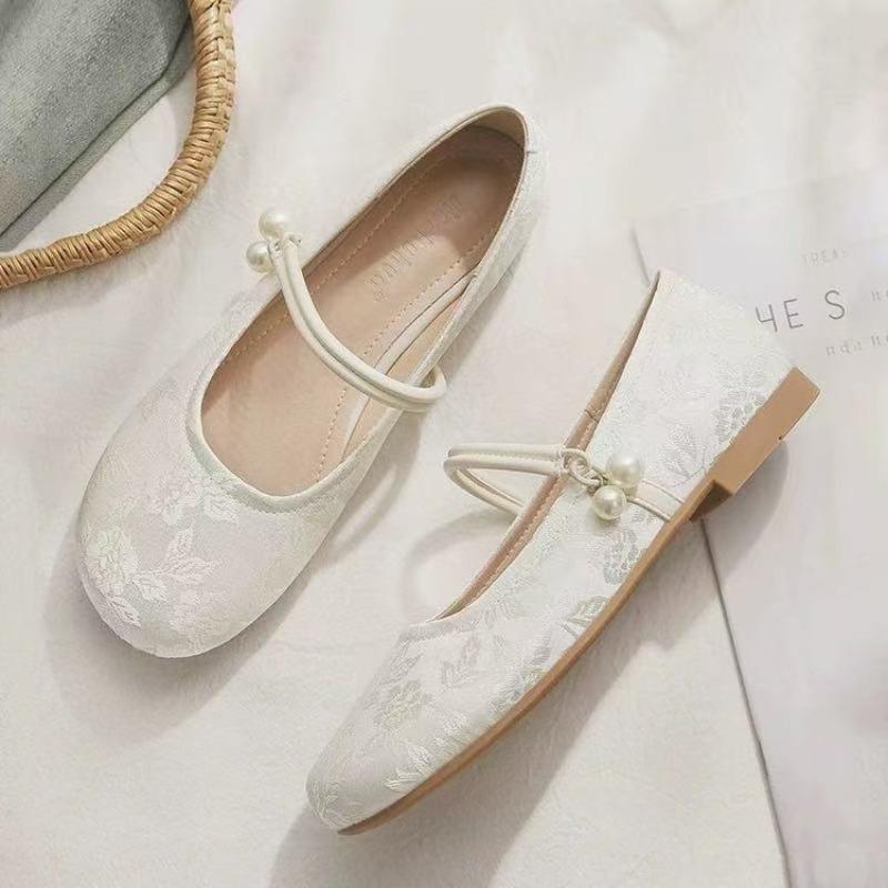 

Осень новые китайские туфли Мэри Джейн вечерний нежный ветер с юбкой красивые туфли-лодочки женские 40