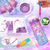 Unicorn Gift for Girls 5-10 Years Old, Kids Drinking Bottle Craft Kit, Water Bottle Diamond Painting Crafts Kids Birthday Toys for Girls 4-12 Years