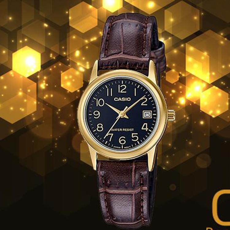 Casio Women's Standard Series Black Watch LTP-V002GL-1B LTP-V002GL-1B