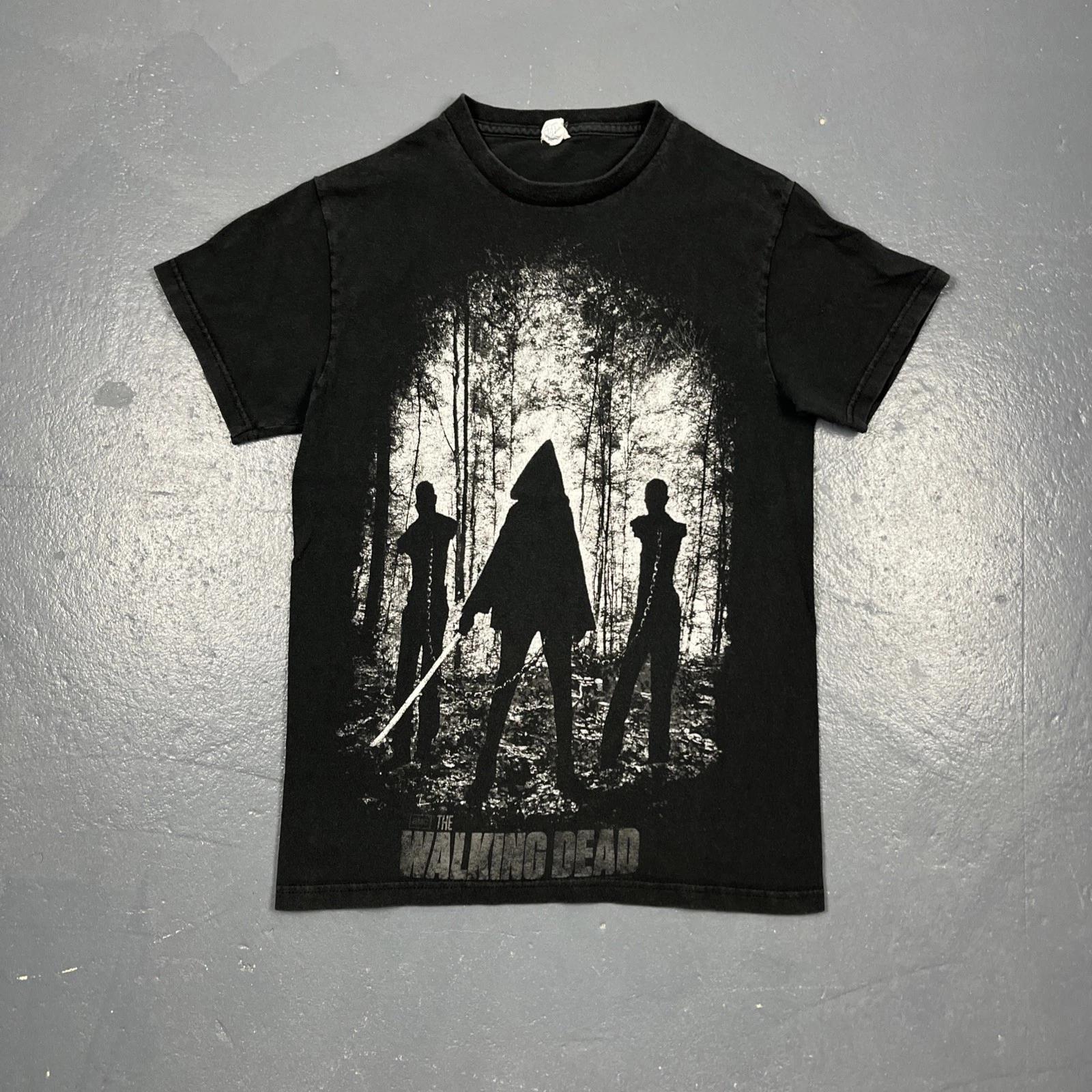 

Vintage Y2K The Walking Dead Michonne Zombies Graphic Tshirt Tee Black Small 4XL