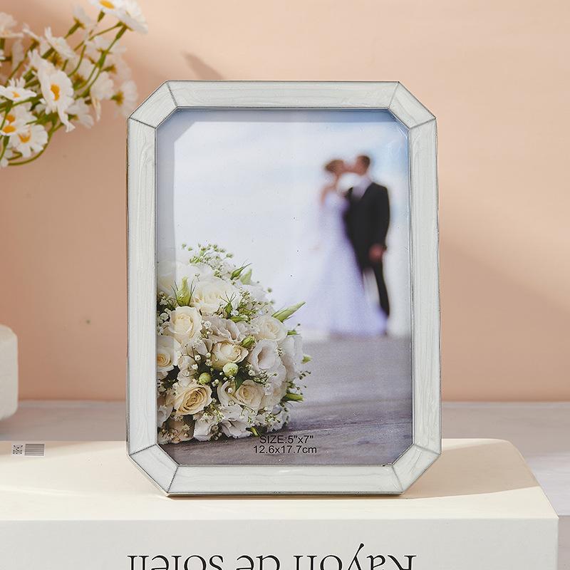 Elegant Korean-Style Zinc Alloy Photo Frame