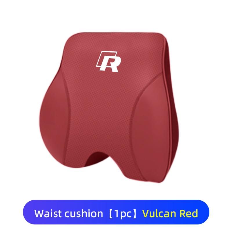 For Volkswagen VW Car Headrest Lumbar Support Cotton Neckpillow Waist Cushion Golf 4 5 6 7 Polo Jetta Sagitar Magotan Passat B5 zr7