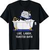 Lebe Lache Toaster Bad T-Shirt