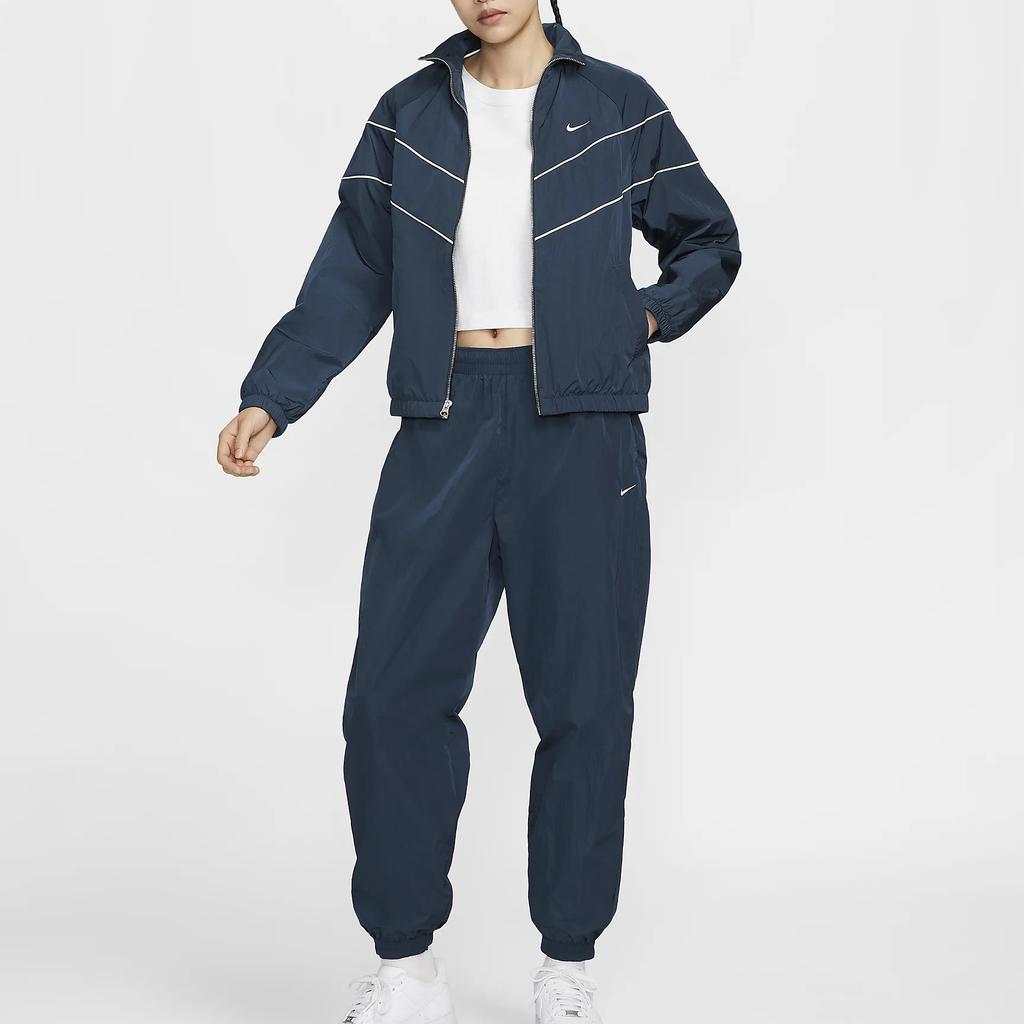 Nike Windrunner Logo UV Protection Loose Casual Jacket Women Jacket Navy-Blue FV6305-480