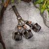 Halloween Witch Corked Potion Bottle with Leather Holder Wizard Potions Glass Holder Potions Bottle with Cork Stoppers