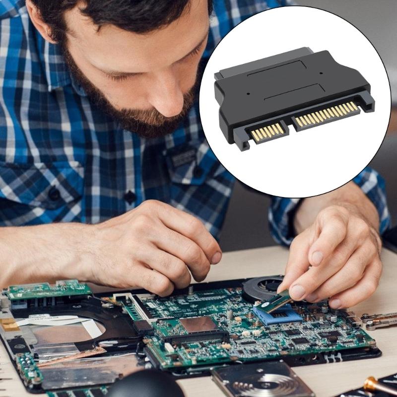 Lightweight 16Pin Female To 22Pin Male Converter Adapter Data Transmission Adapter For Optical Drive Connection