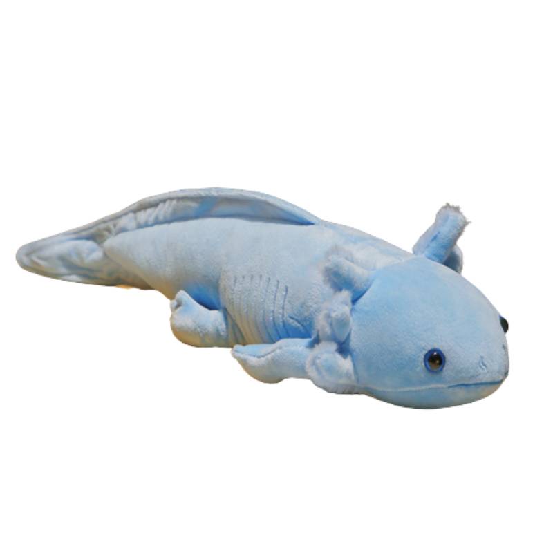 

Animal Axolotl Cute Salamander Plush Toy Hexagonal Dinosaur Soft Doll Kid Gift синий