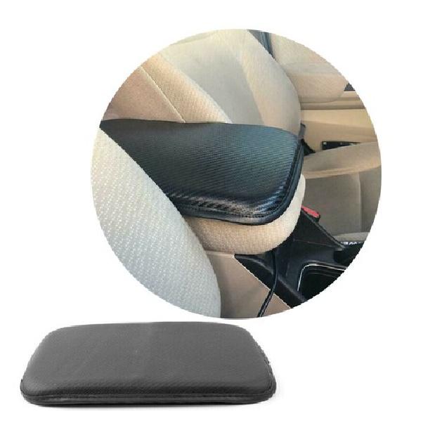 Auto Center Console Armrest Box Pad Mat Cushion Cover PU Leather Car Accessories