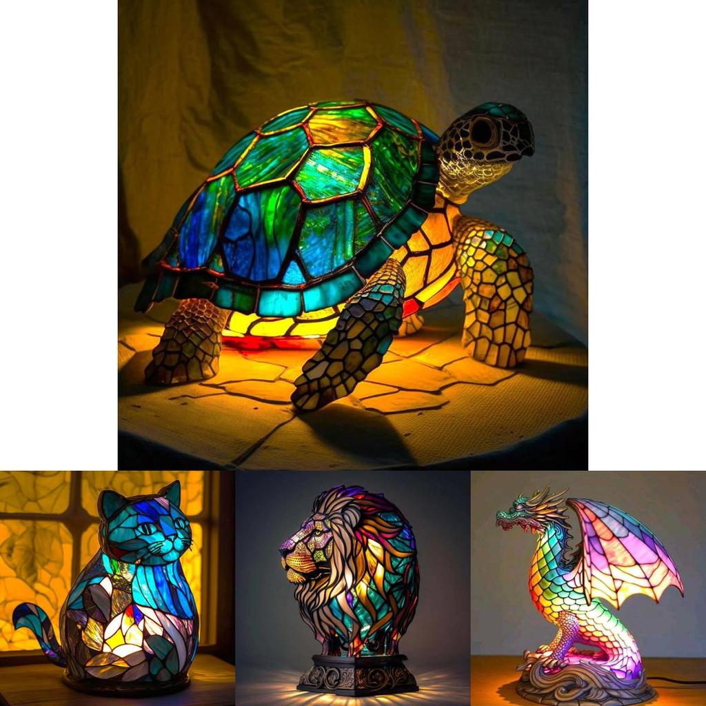 Modern Minimalist Resin Table Lamp With Led Light For Home Decor And Desk Accent
