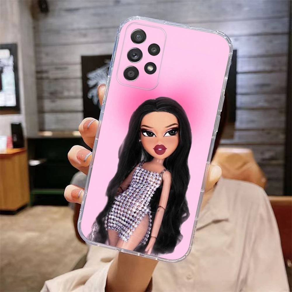 Fashion B-Bratz D-Doll Phone Case For Samsung Galaxy A,71,70,52,51,40,31,50,50S,30S,21S,12,10,Note20ultra Transparent Cover