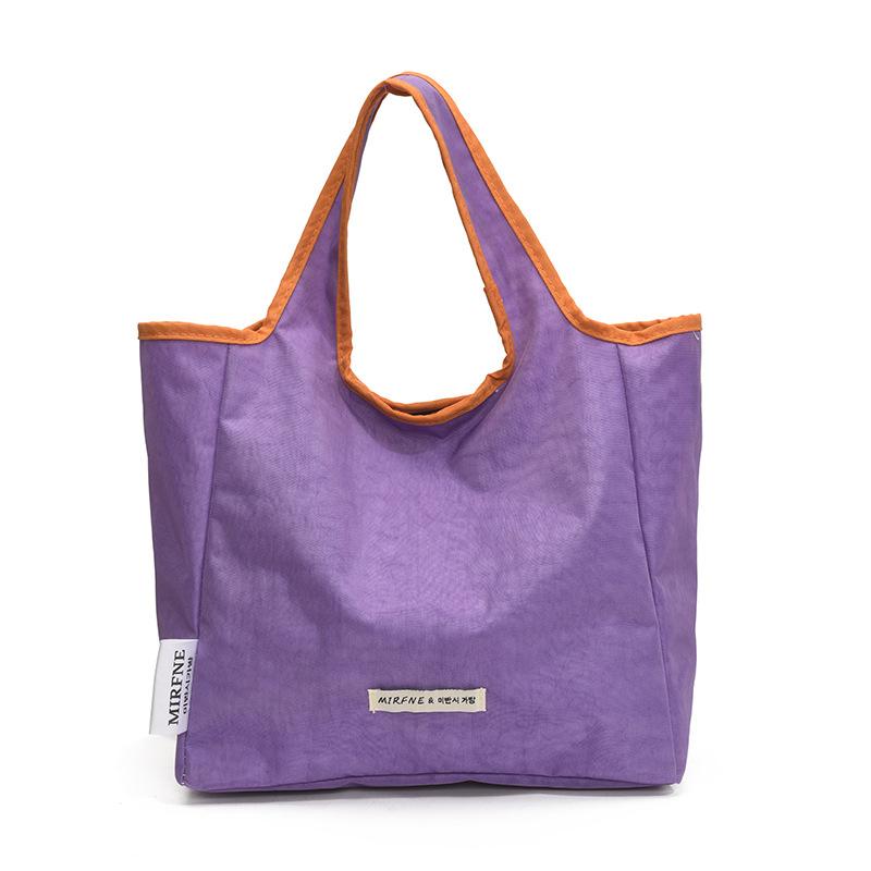 

Дофаминовая холщовая сумка, сумочка, новая цветовая гамма, сумка-тоут, складная сумка через плечо фиолетовый