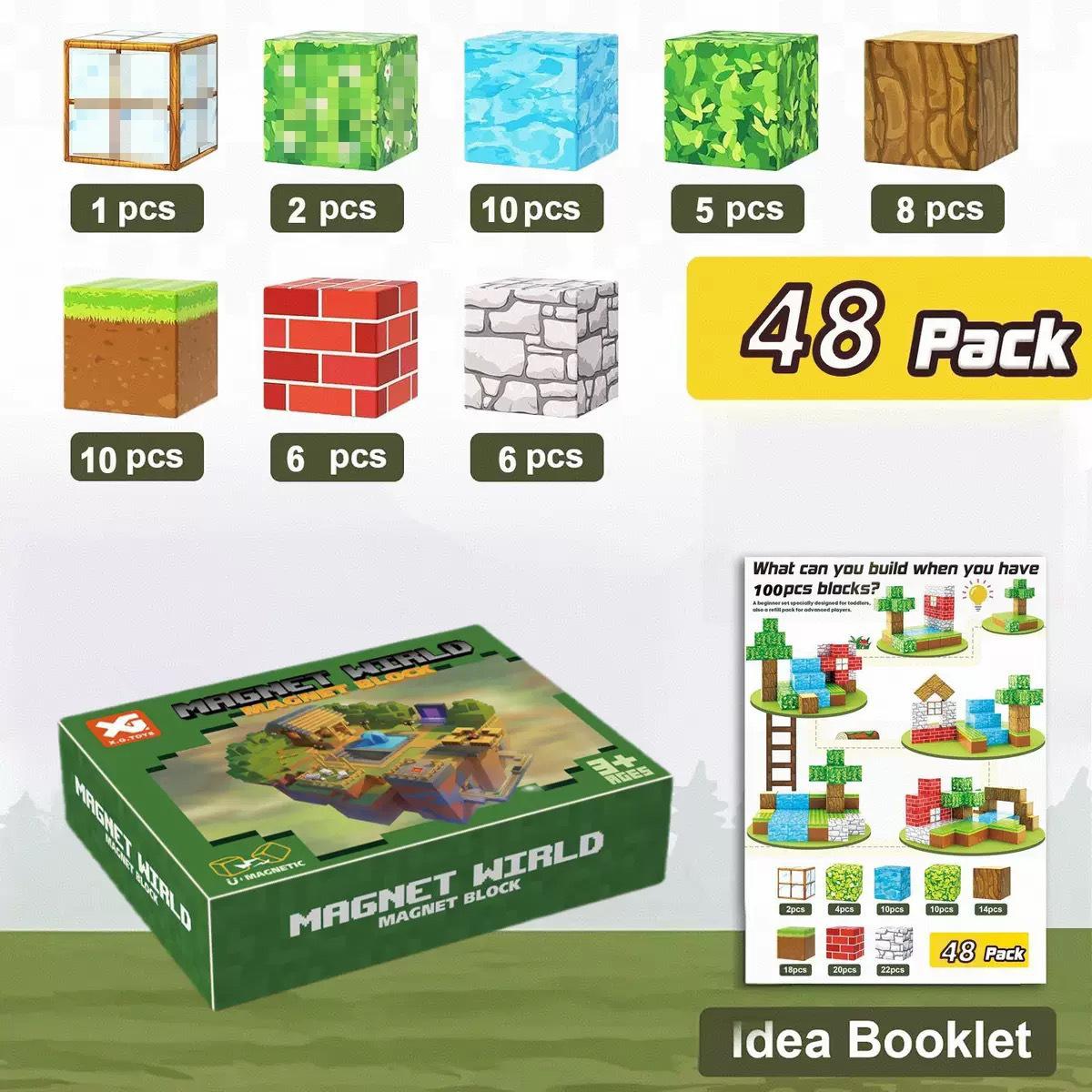 Magnetic World: Educational Building Blocks Set
