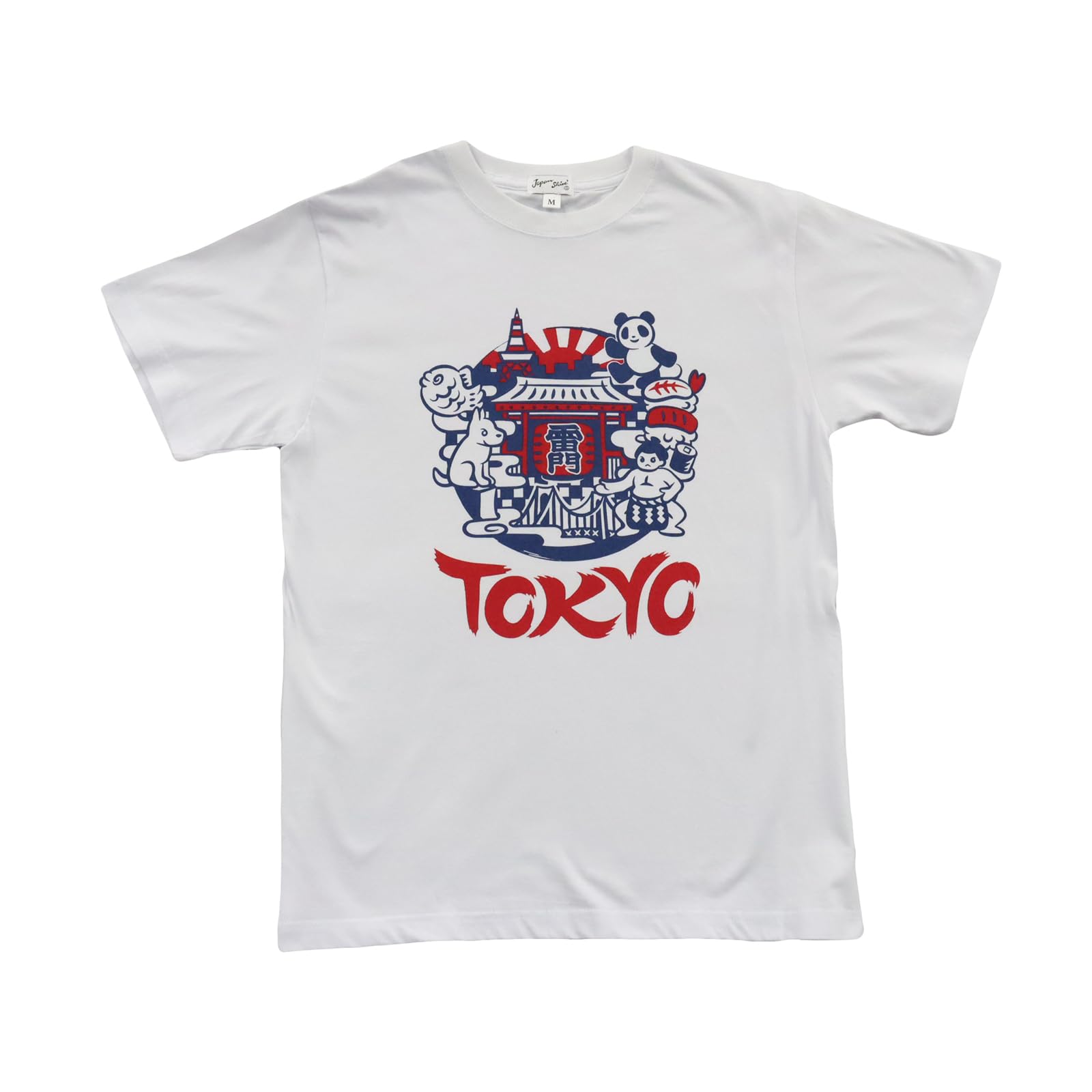 Japanese Souvenir Illustration S White Shin-ei [T-shirt TOKYO]