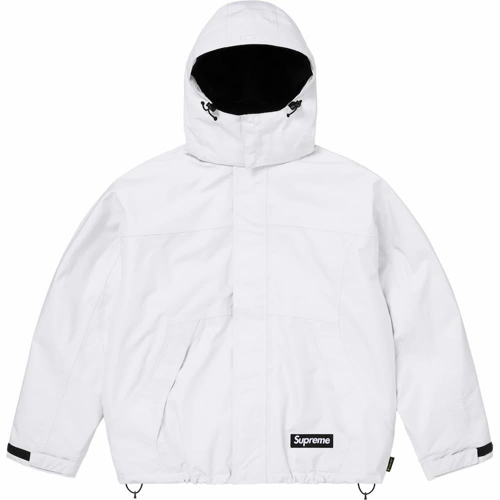 Supreme AOI Gore Tex Hooded Jacket White