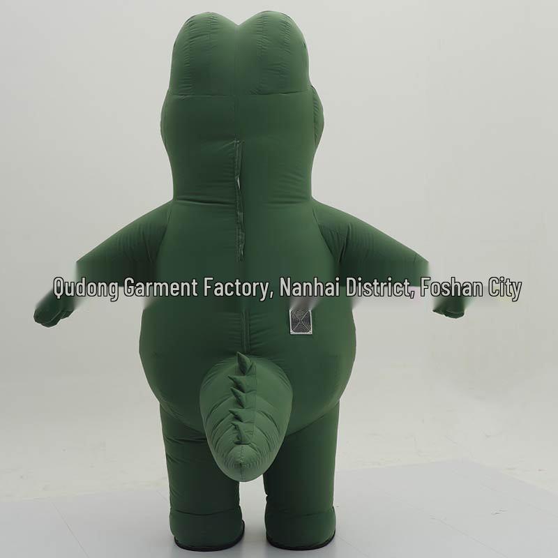 Green Crocodile Inflatable Plush Mascot Costume