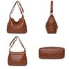 Retro Frauen Schulter Tasche Weichen PU Leder Luxus Designer Weibliche Messenger Tasche 2022 Trend Große Kapazität Damen Handtasche Geldbörsen