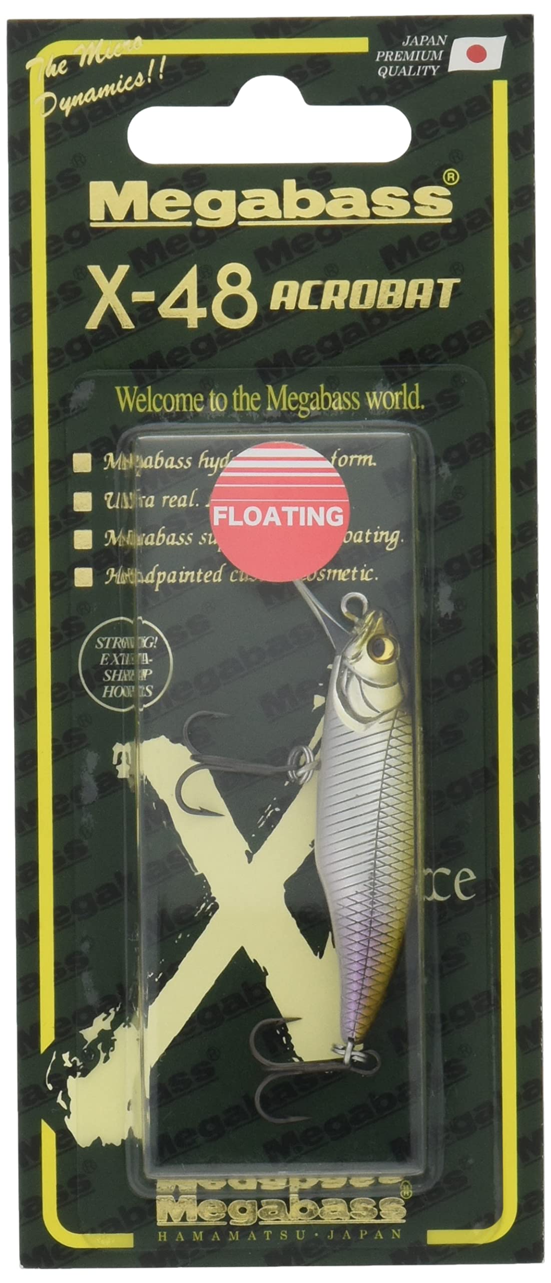 Megabass ACROBAT M Impact Smelt 34653 X-48 (F)