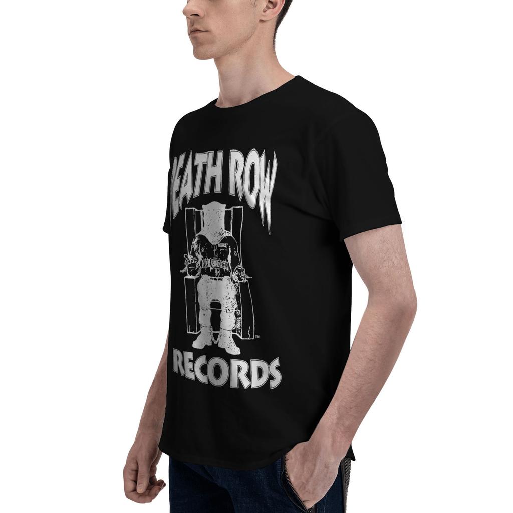 Death Row Records D-Dr D-Dre Tupac Tričko pro Muže Ženy Grafické Potištěné Trička Hip Hop Bavlněné Oblečení
