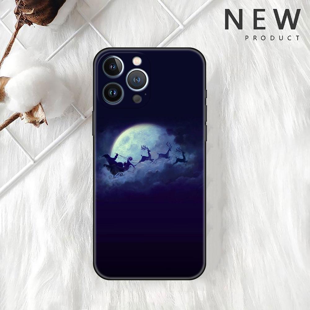 Merry Christmas Case For Apple iPhone 14 Pro Max 13 11 12 Mini SE 7 8 Plus X XS 6 6S Silicone Shell Phone Cover Soft TPU Funda