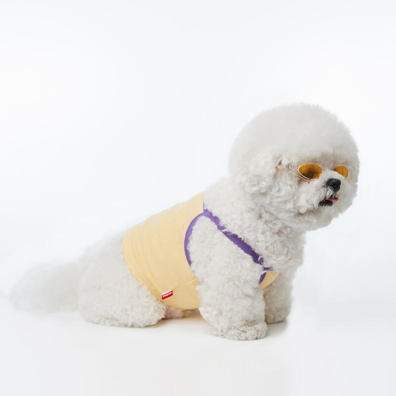 

ORIGINAL VOLUME LOGO STAP CROP TOP-YELLOW XL