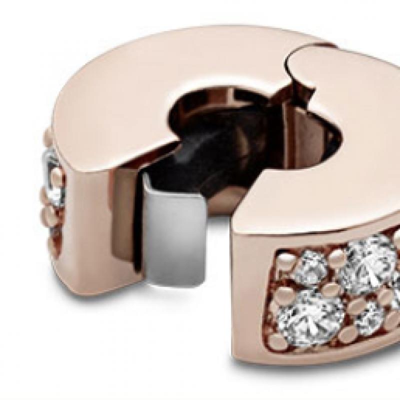 Pandora Rose Shining Elegance Spacer Clip 781817cz B