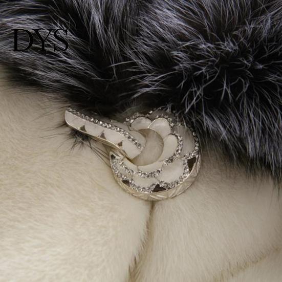 Jacket Overcoat Mid-length Hooded Design Faux Fur Women Outwear Coat for Winter Clothing