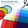 POPETPOP 12-Piece Color PET Film, Color Correction Filter for Lighting, Gel Light Filter for Theater Spotlights, Light Filter, Lighting Gel, PVC, PP