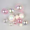 10Pcs Colorful Ball Cake Topper Transparent Balloon Cupcake Diy Decoration For Birthday Party Wedding