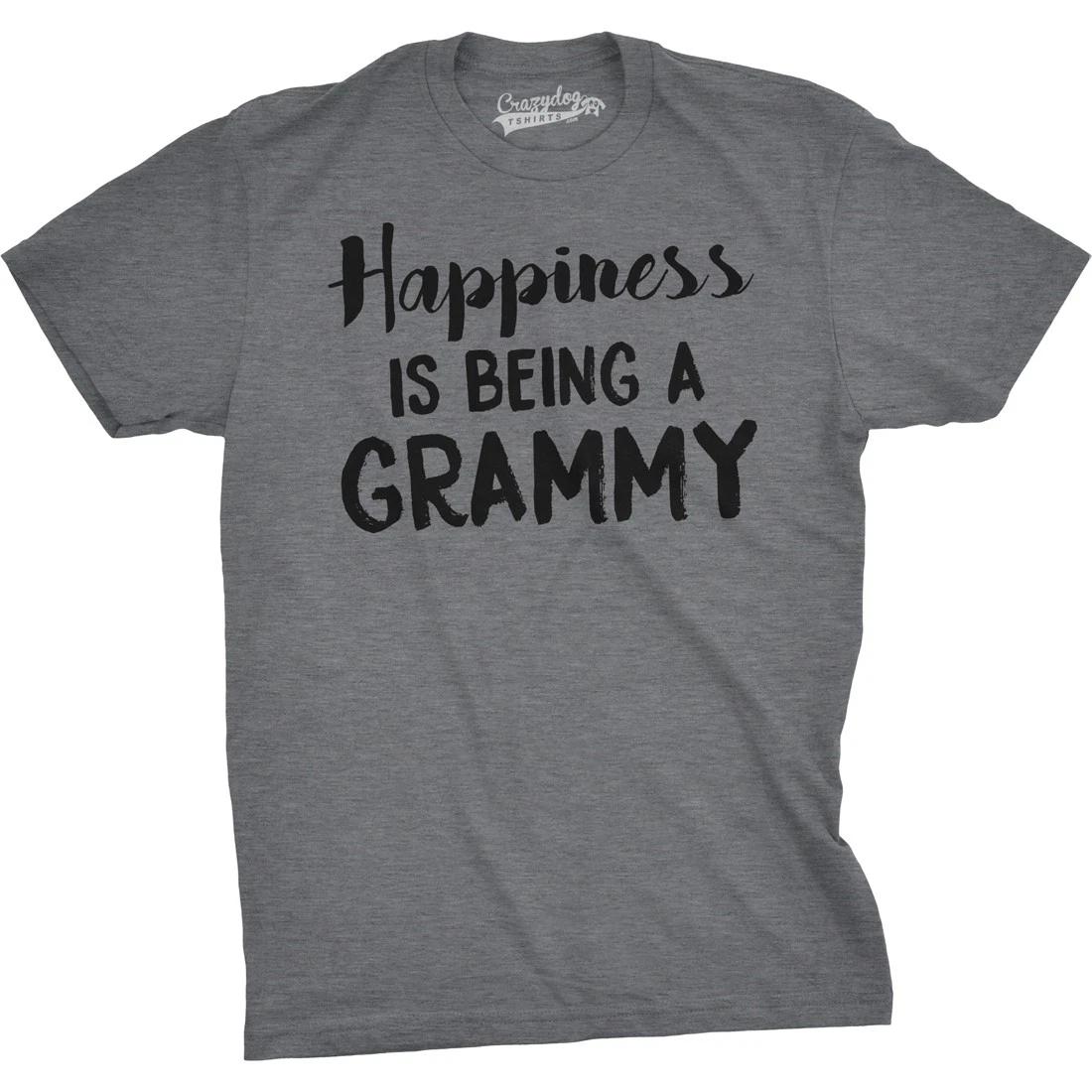 Happiness Is Being a Grammy Unisex Fit T shirts Gift Idea Funny Family T shirt XXL