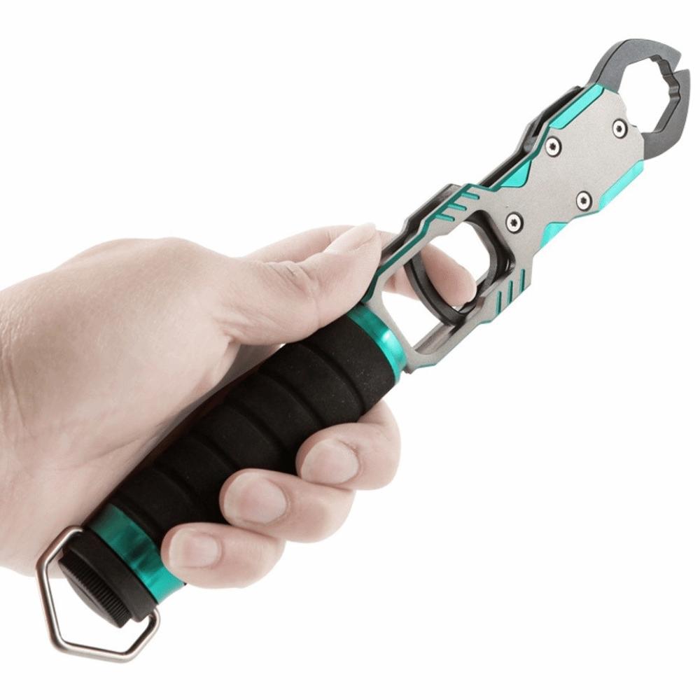 With 40lb Scale Fishing Grabber 360° Swivel Non-Slip Handle Fish Holder  Saltwater Fishing