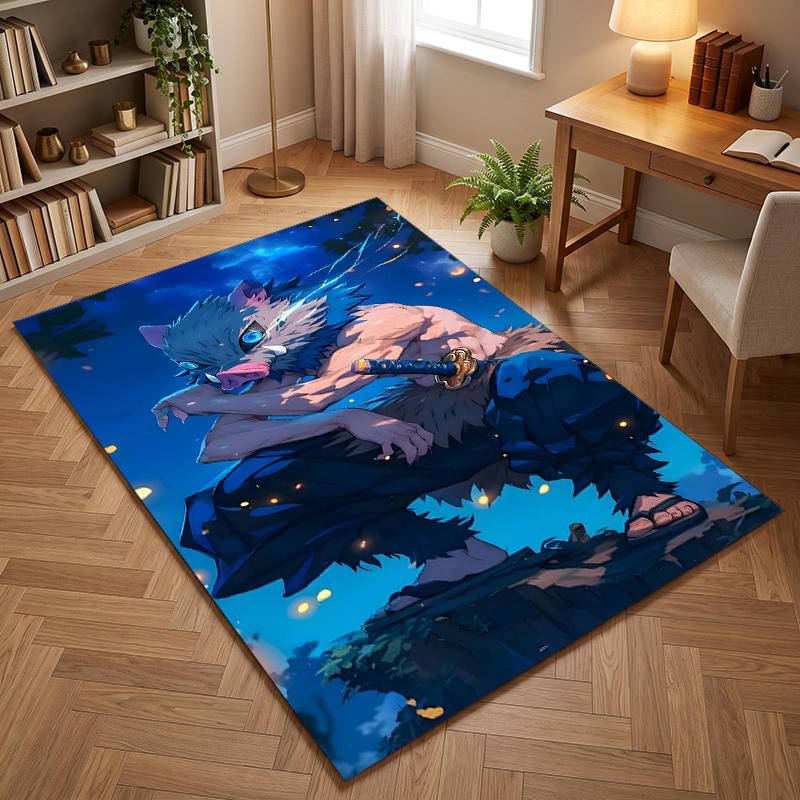 Demon Slayer (14) Office Carpets Suitable for Living Rooms Bedrooms Offices and Kitchens a Gift for Modern Home Decor