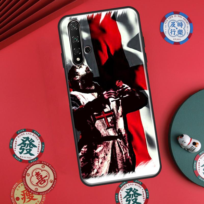 

Knights Templar Coat of Arms For Huawei P20 P40 P30 Lite P60 Pro Nova 12s 11i 12i 10 9 SE 5T Y91 Y90 Y60 Y70 Y72 Y61 Case Huawei Nova 8i