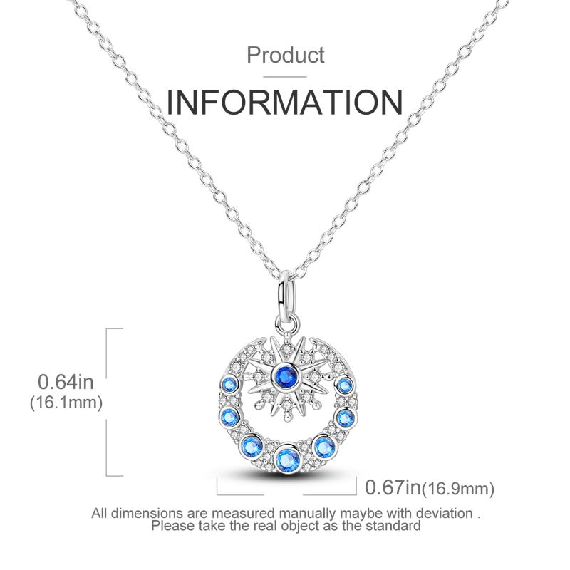 925 Silver Necklace Four-leaf Clover Zircon Pendant Necklace for Women Anniversary Birthday Jewelry Gifts