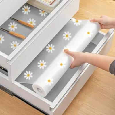 Forros de Prateleira, Rolo de Forros de Prateleira de Plástico Impermeável Antiderrapante Multiuso Almofadas Forros para Gavetas de Armário Adequados para Armários de Cozinha, Gavetas