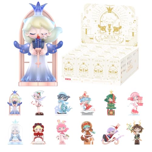 

POP MART AZURA Warm Christmas Series [Assorted Box of 12] Pop Mart Gachapon Blind Box Figures, Plastic Models, Premium Toys, PVC Soft Vinyl, Original