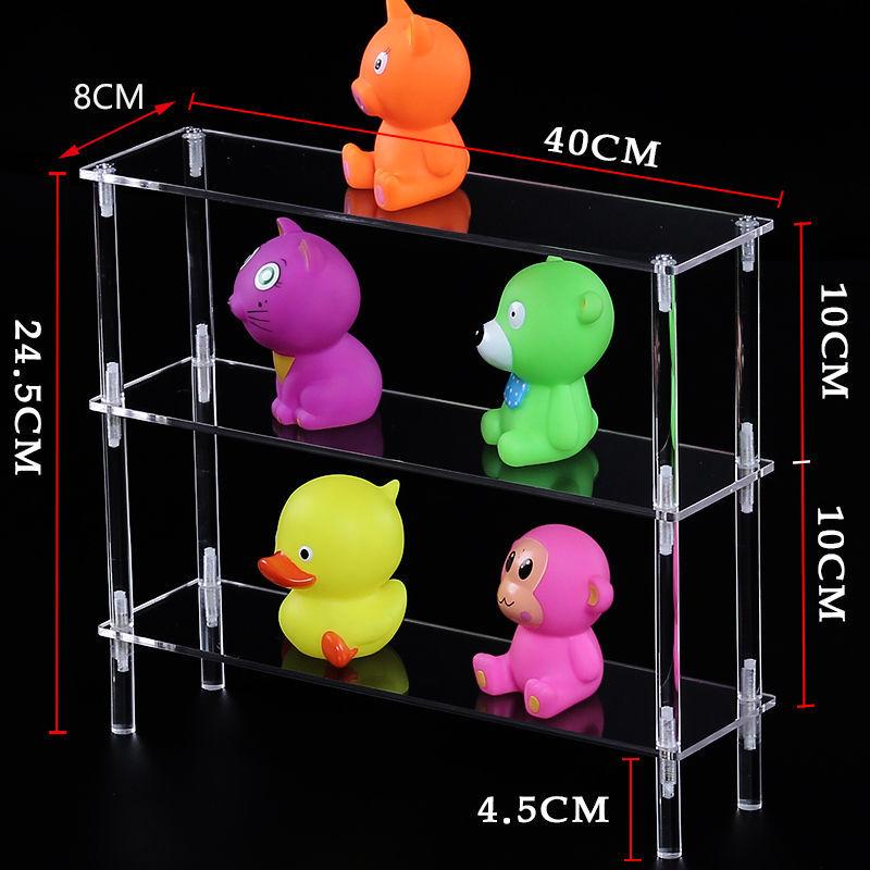 Clear Acrylic Display Riser Stand for Funko POP Figures, Cupcake Cosmetic Perfume Clay Doll Jewelry for Display Stand Organizer