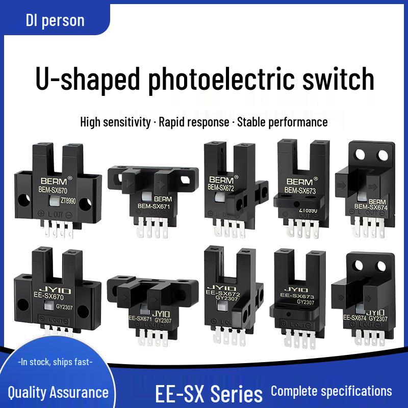 U-förmiger induktiver photoelektrischer Sensor EE-SX670/671/672A/673/674 mit Endschalter (NEIN, ES)