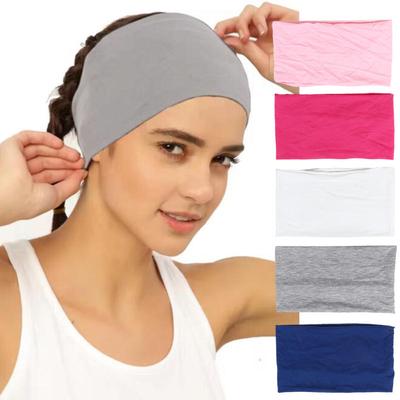 Bandeau de sport en tissu stretch pour yoga, mode femme, décontracté, fitness, course à pied, absorbant la transpiration, pour l'entraînement
