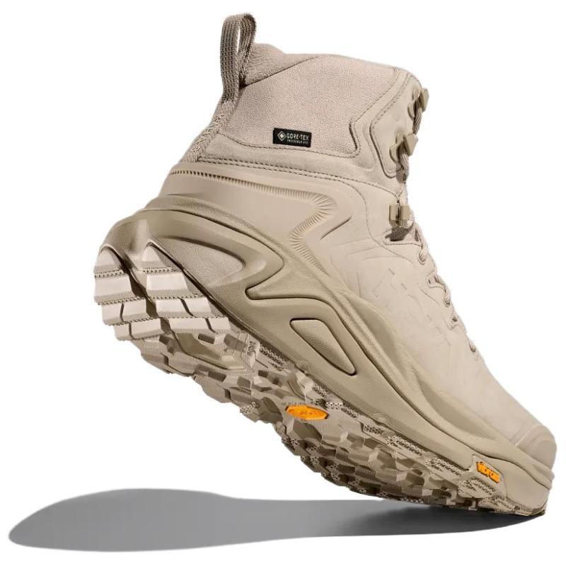 HOKA One One Kaha 3 Mid Gore Tex Raw Linen Oat Milk Sneakers 1162530-RWL