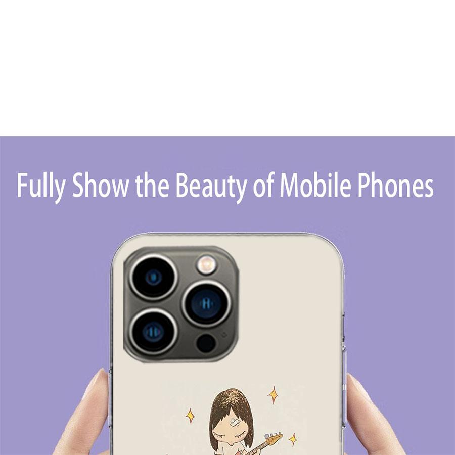 Cute Nara Yoshitomo Art Phone Case For Iphone 17 Air 15 Pro 14 Plus 16 Pro Max 17E 16E 12 13 Mini 11 Cover Cute Fundas