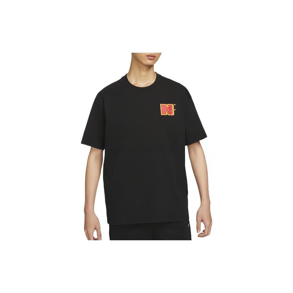 Nike T Shirts Men's Black Crew Neck Moderate DZ2684-010