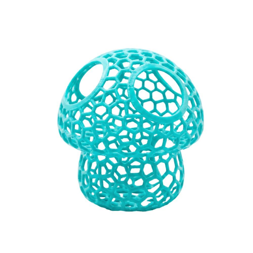 Hollow Out Aquarium Cave Shelter 3D Printed Shrimp Hiding Place Breeding Nest Style A Cyan