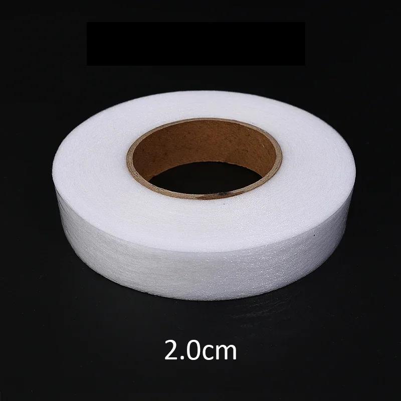 White Non-woven Interlining Adhesive Fabric Cloth Apparel Iron on Hem Tape Edge Shorten Pants Double-sided Tapes DIY Sewing Tool