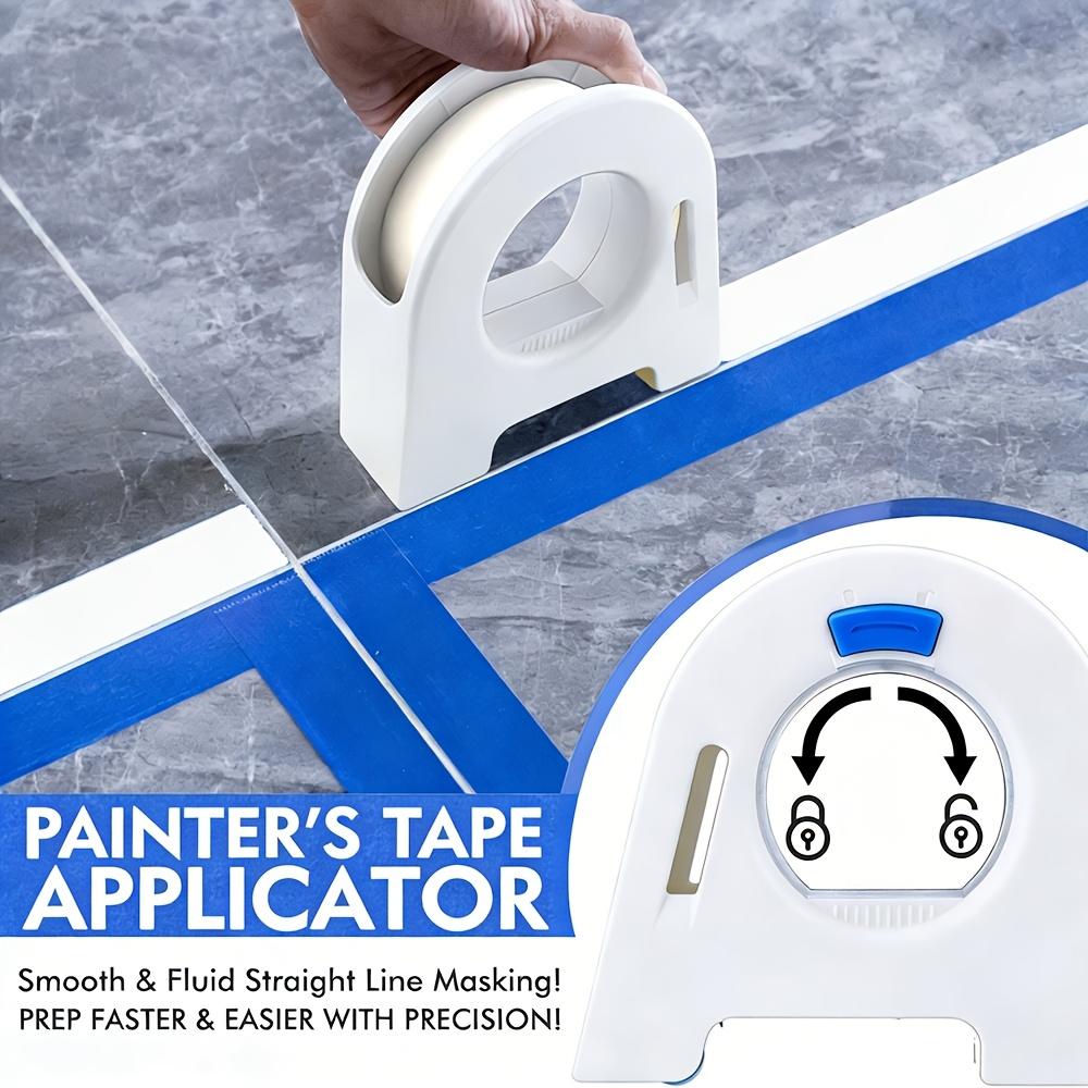 Een Afplaktape Applicator Die Werkt met Tape van 25 Mm En 35 Mm Breedte, Waardoor U Gemakkelijk Strakke Rechte Lijnen Kunt Tekenen, Ideaal voor Schilderen