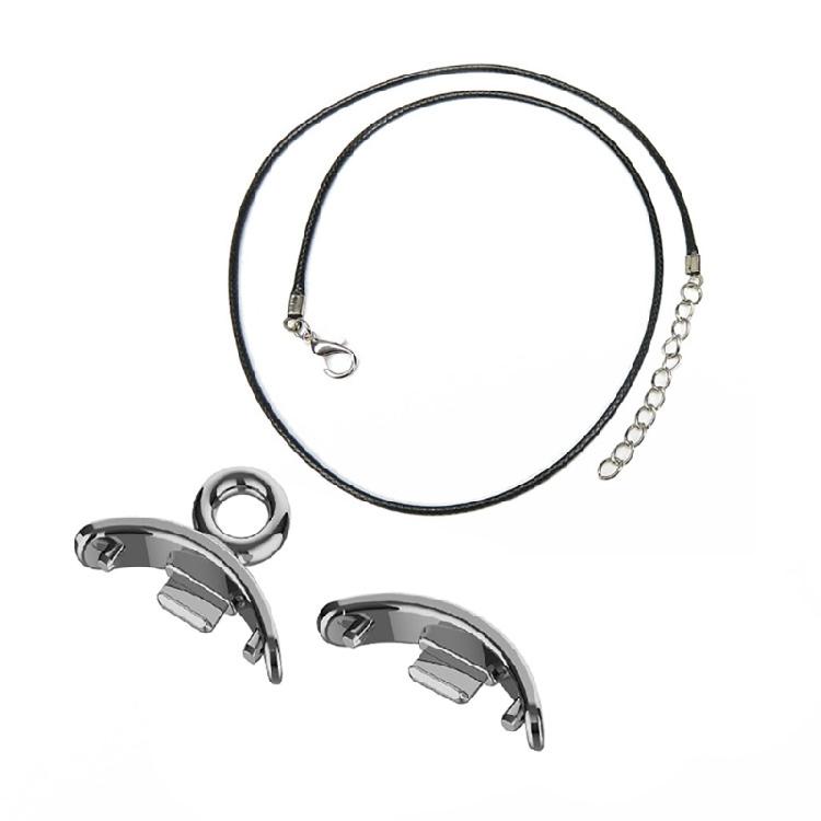 

Necklace Bracelet Strap Rope Hanging Metal Chain for Mi-Band 8 Wristband Pendant срібний