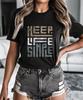 Keep Life Simple T-Shirt Minimalist Tee Motivational Inspirational Positive Tee